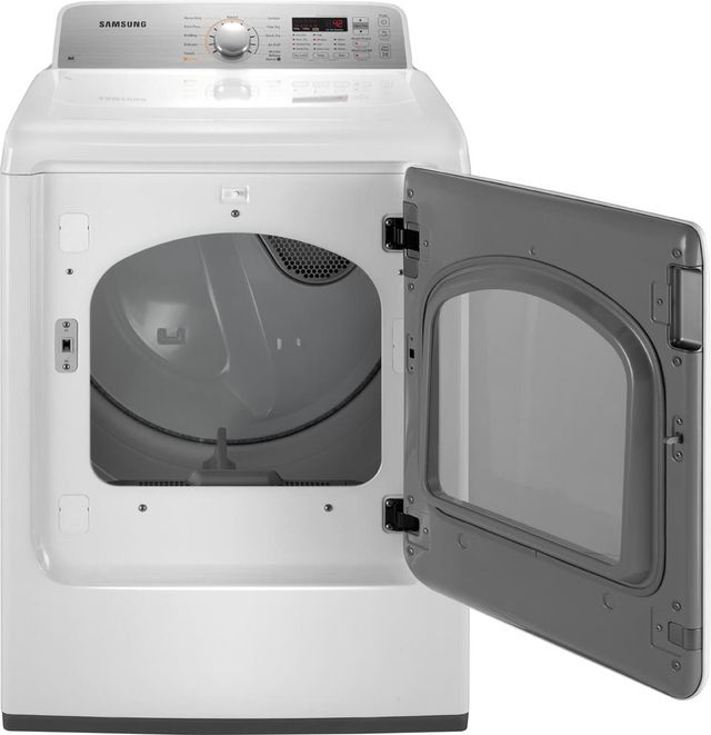 Samsung 7.3 Cu. Ft. White Front Load Gas Dryer-1