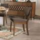 Furniture of America® Marina 5-Piece Dark Chocolate/Walnut Dining Table Set-2