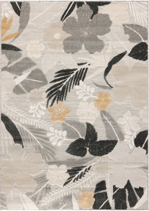Nourison Home™ Suncoast Gray Tropical 5'x7' Area Rug-0