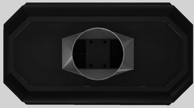 Vent-A-Hood® Designer Series 54" Black Island Range Hood-2