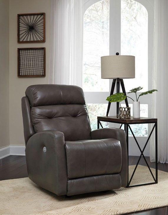Southern Motion™ Customizable Bank Shot Wall Hugger Power Recliner with Headrest -1