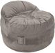 CordaRoy's® Nest Charcoal Chenille Full Bean Bag Chair-0