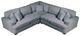 Homelegance® Warwick 3-Piece Gray L-Shape Sectional-1