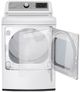LG 7.3 Cu. Ft. White Front Load Electric Dryer-1