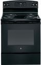 GE® 30" Black Freestanding Electric Range-0