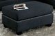 Furniture of America® Lita Gray Ottoman-1