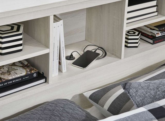 Signature Design by Ashley® Dorrinson White King/California King Storage Headboard-4