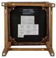 Magnussen Home® Lindon Belgian Wheat/Sauve Pebble Stool with Upholstered Seat-4