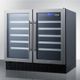 Summit® 35" Stainless Steel Wine Cooler-1