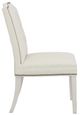 Fairfield® Customizable Entree Dining Empire Short Back Tufted Dining Chair with Linen Legs-2