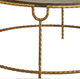 Furniture Classics Erabella Gray Coffee Table with Satin Gold Base-2