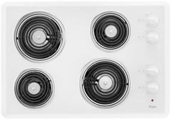 Whirlpool® 30" White Electric Cooktop
