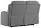 Emerald Home Harvey Gray Power Loveseat with Power Headrest-5
