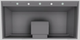 Vent-A-Hood® Designer Series 48" Gunsmoke Wall Mounted Range Hood-1