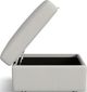 Flex by Flexsteel® Frost Storage Square Storage Ottoman-4
