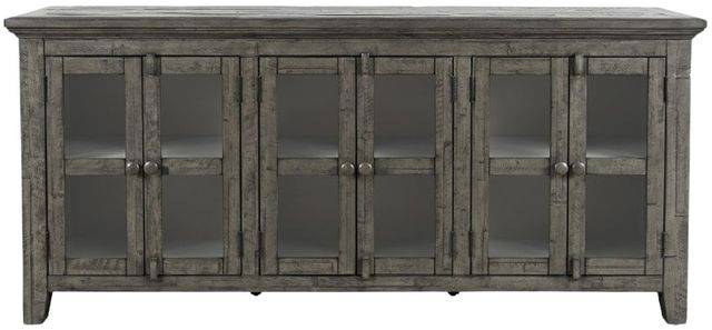 Jofran Inc. Rustic Shores Stone Low Accent Cabinet-2