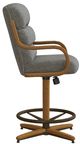 Chromcraft™ Customizable Nova Counter Chair with Metal Footrest-4