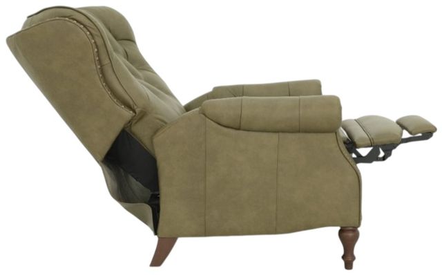 BarcaLounger® Kendall Oasis Olive Leather Manual Recliner-1