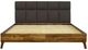 LH Home Remix Brown/Grey King Panel Upholstered Bed-2