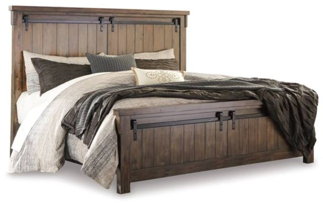 Signature Design by Ashley® Lakeleigh 2-Piece Brown Queen Panel Bed Set-1
