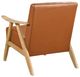 Homelegance® Damala Matt Brown/Natural Accent Chair-4