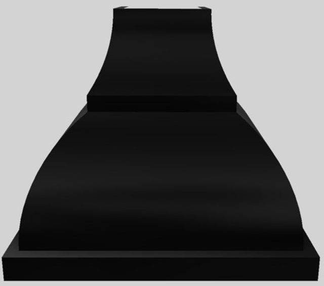 Vent-A-Hood® Designer Series 36" Black Wall Mounted Range Hood-0