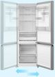 Midea 24" 11.5 Cu. Ft. Stainless Steel Counter Depth Bottom Freezer Refrigerator -2