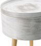 A & B Home Antique White Coffee Table-2