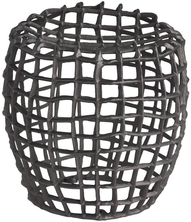 Universal Explore Home™ Oasis Seadrift Antique Nickel Stool-1