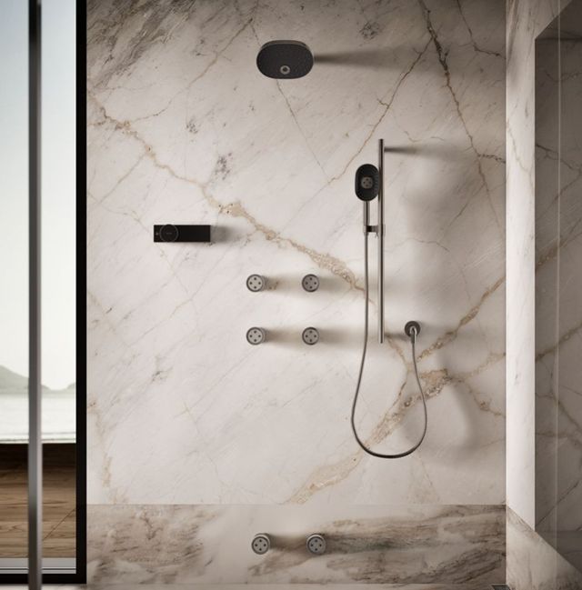 KOHLER® Statement® Vibrant Titanium 1.75 GPM Round Single-Function Body Spray-3