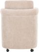 Moe's Home Collection Mesto Taupe Rolling Dining Chair-4