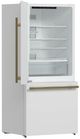 FORNO® Milano Espresso 31 in. 17.2 Cu. Ft. White Counter Depth Bottom Freezer Refrigerator-4