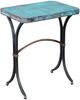 Horizon Home® San Miguel Turquoise Side Table with Black Base-0