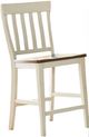 A-America® Mariposa Chalk/Cocoa Bean Slatback Barstool-0