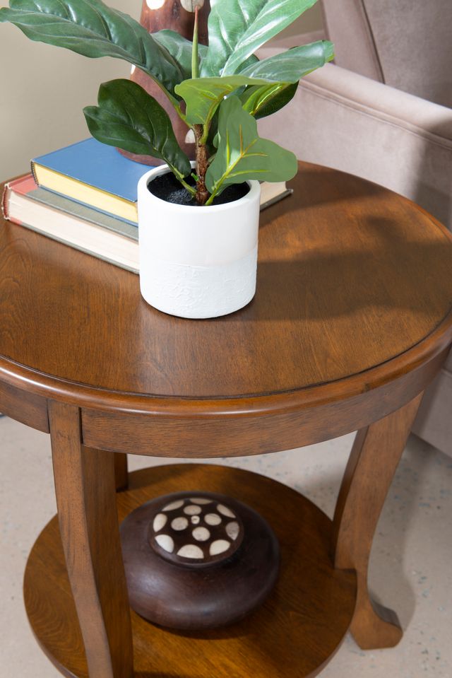 Powell® Marissa Hazelnut Brown Accent Side Table-1