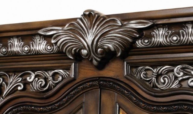 Furniture of America® Promenade Dark Brown Curio Cabinet-3
