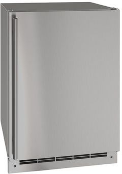 U-Line® 4.9 Cu. Ft. Stainless Solid Outdoor Convertible Freezer 