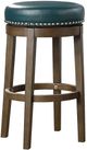 Mazin Furniture Westby Green Round Swivel Pub Height Stool-0