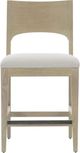 Bernhardt Solaria Dune/White Counter Stool-1