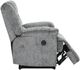 Primo™ International Connor Grey Upholstered Power Recliner Chair with Padded Arms-3