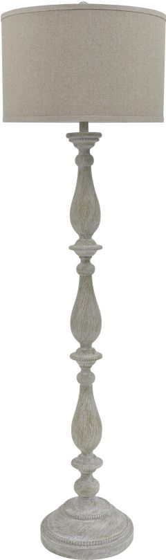 Signature Design by Ashley® Bernadate Whitewash Poly Floor Lamp