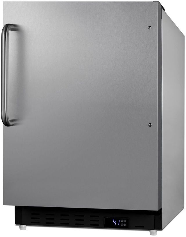 Summit® 3.5 Cu. Ft. Stainless Steel Under The Counter Refrigerator-3