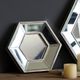 A & B Home Gold Hexagon Wall Mirror -1