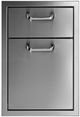 LYNX® Professional Classic 16" Stainless Steel Double Drawer-0