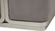 Michael Amini® Linea Gray Pearl/Silver Mist Ottoman-3