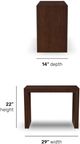 Flexsteel® Waterfall Walnut Brown Accent Table-2