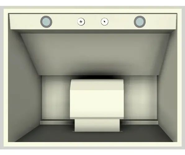 Vent-A-Hood® 36" Biscuit Wall Hood-2
