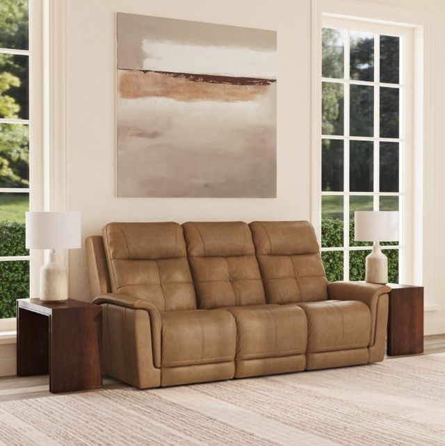 Flexsteel® Ranger Oakridge Brown Power Reclining Sofa-1