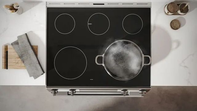 Bosch 100 Series 30" Stainless Steel Slide In Electric Range -3