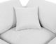 Meridian Furniture Comfy 8-Piece White Sectional-3